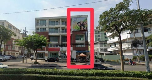 For rent: Commercial-residential building, 4 floors (with mezzanine), 1 unit in the Thong Pan 1 Townhome Project (Tha Kham 8)