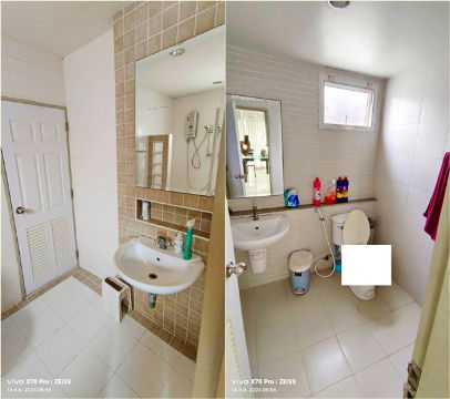 รูป เฟอร์ครบ ซาฟารี 3นอน รร.สาธิตพัฒนา ให้เช่าบ้านเดี่ยว 2ชั้น 52ตรว. 4แอร์ 3น้ำ ห้องนั่งเล่น ห้องครัว ปัญญา หทัยราษฎร์ - รูปที่ 7/8