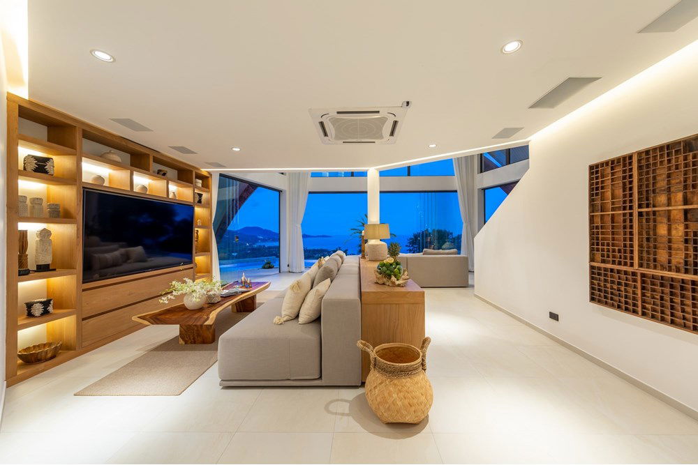 รูป [920121001-2916] Ultra-luxury architecturally designed 5 beds/7 baths sea view villa in Lamai - รูปที่ 57/59