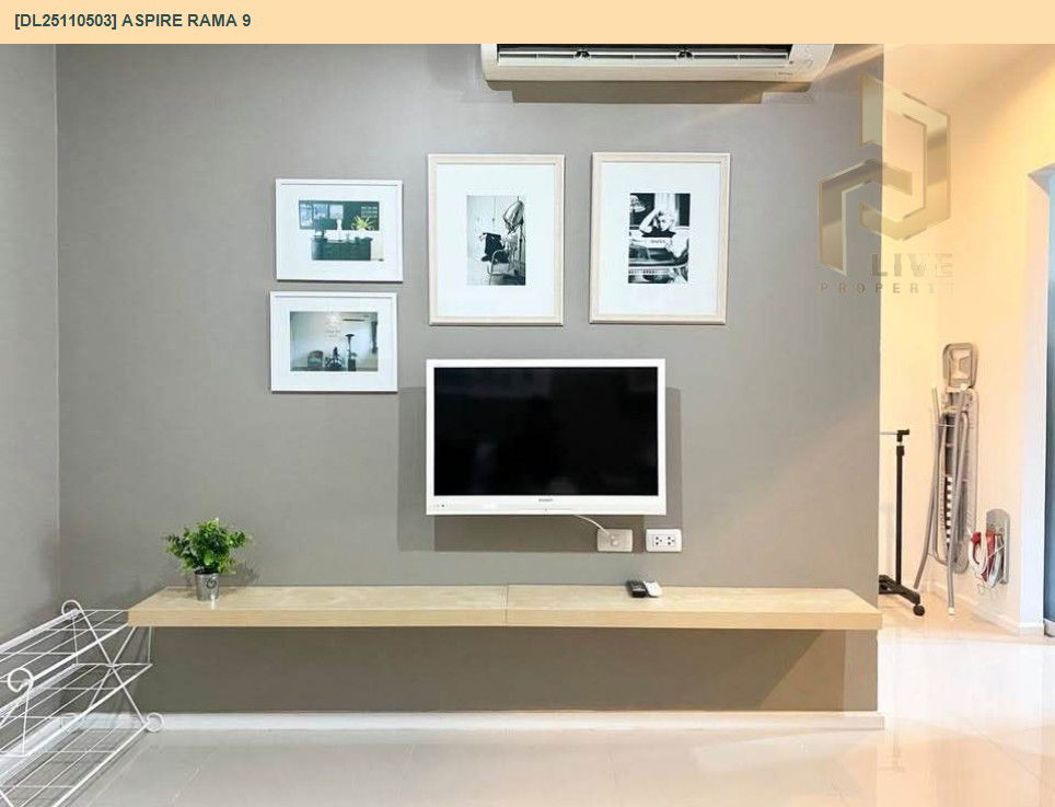 picture DL25110503 Condo for rent, Aspire Rama 9 near MRT พระราม 9, ready to move in, call urgently 0638692663 LineID @534wlwof - 8/10