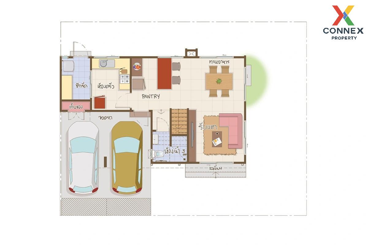 picture For Sale House , Anasiri Krungthep - Pathumthani 2 , Bang Khu Wat , Mueang Pathum Thani , Pathum Thani , CX-137046 ✅ Live chat with us ADD LINE @connexproperty ✅ - 2/3
