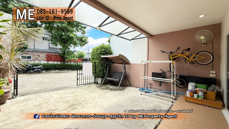 3-bed townhouse for rent, 125 sqm, 19 sq wah, VILLETTE LITE PATTANAKARN 38
