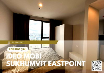 Condos for rent Bang Na : For rent 🔥 IDEO Mobi Sukhumvit Eastpoint 🔥 Fully furnished and equipped, near BTS Bangna