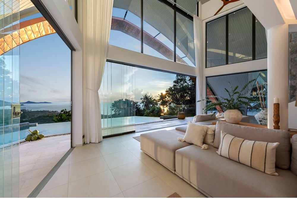 รูป [920121001-2916] Ultra-luxury architecturally designed 5 beds/7 baths sea view villa in Lamai - รูปที่ 6/59