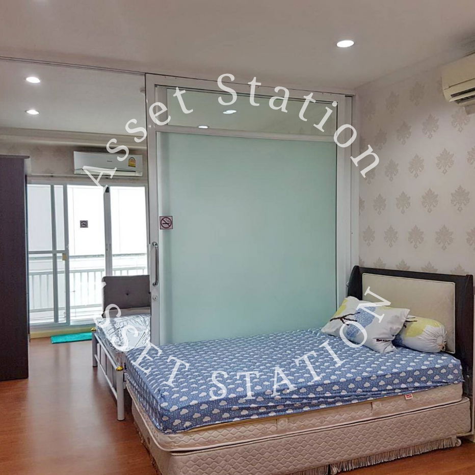 picture Grand Park View Asoke for rent, 2 bedrooms, partitioned room, available this January, near BTS Phetchaburi - 1/7