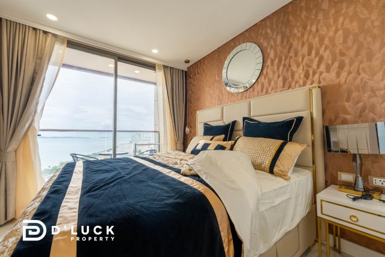 ให้เช่าคอนโดหรูพัทยา โคปาคาบานา บีช จอมเทียน - 1 ห้องนอน ชั้นสูง วิวทะเล ตกแต่งพร้อมอยู่!