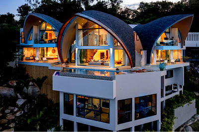 บ้านเดี่ยว สุราษฎร์ธานี : [920121001-2916] Ultra-luxury architecturally designed 5 beds/7 baths sea view villa in Lamai