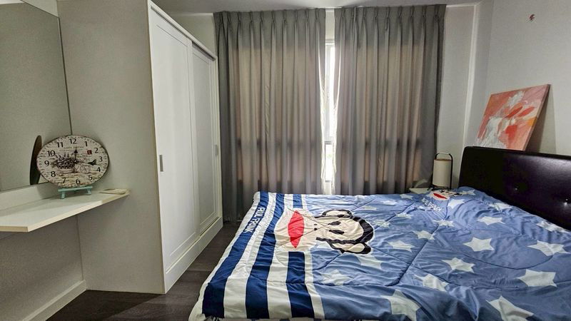 picture Cheap and good for rent, D Condo, Noen Phra, swimming pool view, 6th floor (good location condo on Sukhumvit Road), Mueang District, Rayong Province - 8/14