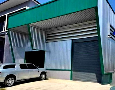 เช่าโรงงาน ถนนพุทธมณฑล สาย 3 : ให้เช่าโกดังพร้อมสำนักงาน 2 ชั้น พื้นที่ใช้สอยรวม 414 ตารางเมตร / ไฟฟ้า 3 เฟส / ทำเล ซอยเพชรเกษม 110 / รถใหญ่เข้าออกได้