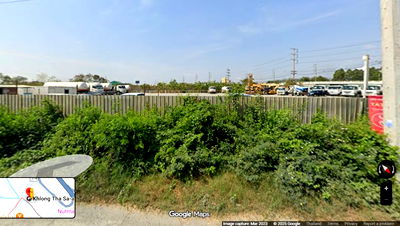 ที่ดิน นิคมที เอฟ ดี 2 : ขายที่ดินเปล่า 3-3-1 ไร่ติดถนนใหญ่ พร้อมผู้เช่า อ.บางปะกง จ.ฉะเชิงเทรา