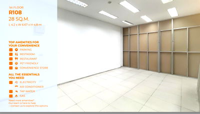 เช่าพื้นที่ขายของ สถาบันเทคโนโลยีพระจอมเกล้าเจ้าคุณทหารลาดกระบัง : พื้นที่ค้าปลีกให้เช่า ที่ ไอเพลส ลาดกระบัง ติดนิคมฯลาดกระบัง ขนาด 28 ตร.ม. ราคา 38,890  บาทต่อเดือน มีที่จอดรถ