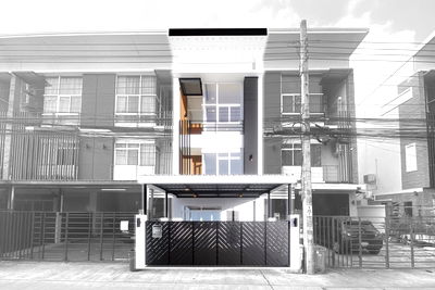 ทาวน์โฮม กรุงเทพมหานคร : S779 บ้านสวยสไตล์ โมเดิร์นลอฟท์ ลาดพร้าว–นาคนิวาส 48 เหมาะทำ Home Office ราคาพิเศษที่สุด เพียง 7.5 ล้านบาท เท่านั้น!