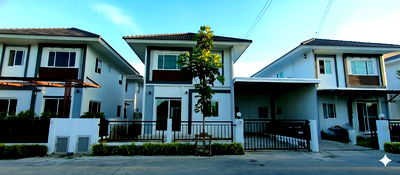 บ้านแฝดให้เช่า : Semi-detached house for rent, Lanceo Crib Thepharak – Bangpra (SPSAD3624)