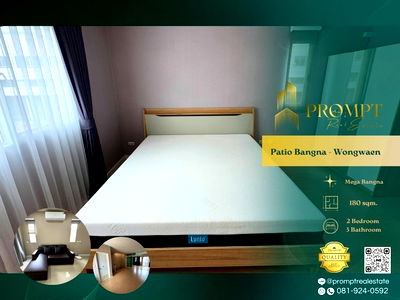 บ้านเดี่ยวให้เช่า : OP01985 - Patio Bangna - Wongwaen