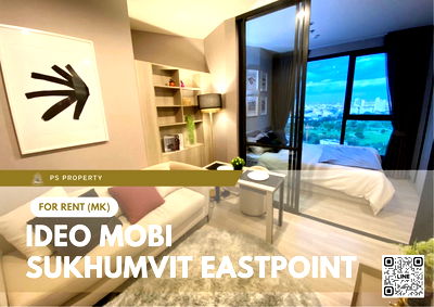 Condos for rent BTS Bearing : For rent ✨ IDEO Mobi Sukhumvit Eastpoint ✨ Fully furnished and equipped, near BTS Bangna