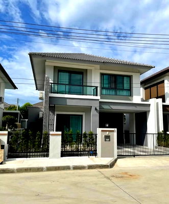 เช่าบ้านเดี่ยว สารภี เชียงใหม่ : ให้เช่า กาญจน์กนก 12 เฟส3 เฟอร์นิเจอร์ครบ