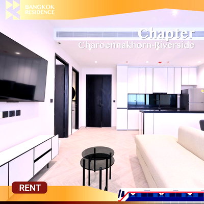 คอนโดให้เช่า : Chapter Charoennakhorn-Riverside, 💎 Spacious Unit with stunning river view 🌊 Near BTS Krung Thon Buri