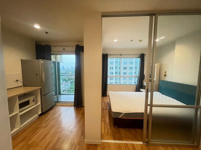 รูป ห้องสวย คอนโด ลุมพินี วิลล์ นครอินทร์-ริเวอร์วิว แบบ 1 ห้องนอน 26 ตรม. ชั้น 12A เพียง 6,500 บาท - รูปที่ 4/9