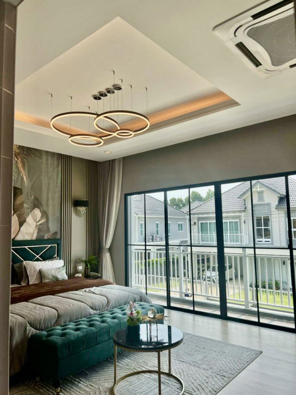 รูป ⭐ให้ เช่า: บ้านหรู แกรนด์ สิวารมย์ สุขุมวิท บางปู 109 - 80 ตร.ว. บรรยากาศบ้านพักตากอากาศ *ใกล้สถานตากอากาศบางปู* - รูปที่ 7/12