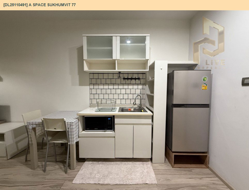 picture DL25110491 Condo for rent, A Space Sukhumvit 77 near BTS On Nut, ready to move in, call urgently 0638692663 LineID @534wlwof - 7/10