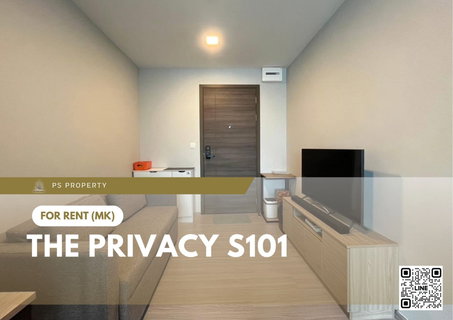 รูปภาพ ให้เช่า ✨ THE PRIVACY S101 ✨ เฟอร์นิเจอร์ และ เครื่องใช้ไฟฟ้าครบ ใกล้ BTS ปุณณวิถี