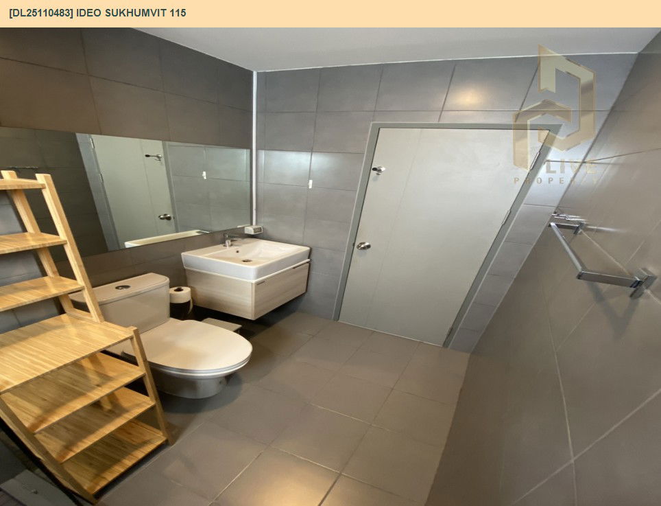 รูป DL25110483 ให้เช่าคอนโด ไอดีโอ สุขุมวิท 115 (IDEO Sukhumvit 115 ) ใกล้ BTS ปู่เจ้า พร้อมเข้าอยู่ โทรด่วน 0653619502 LineID @534wlwof - รูปที่ 8/10