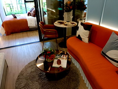 ขายคอนโด : ขายดาวน์ขาดทุน (120,000 บาท) โครงการ ออริจิน บางขุนนนท์