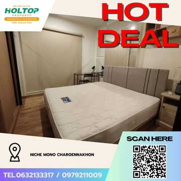 #Z3240💥 191168 🔥Condo for rent: Niche Mono Charoennakhon