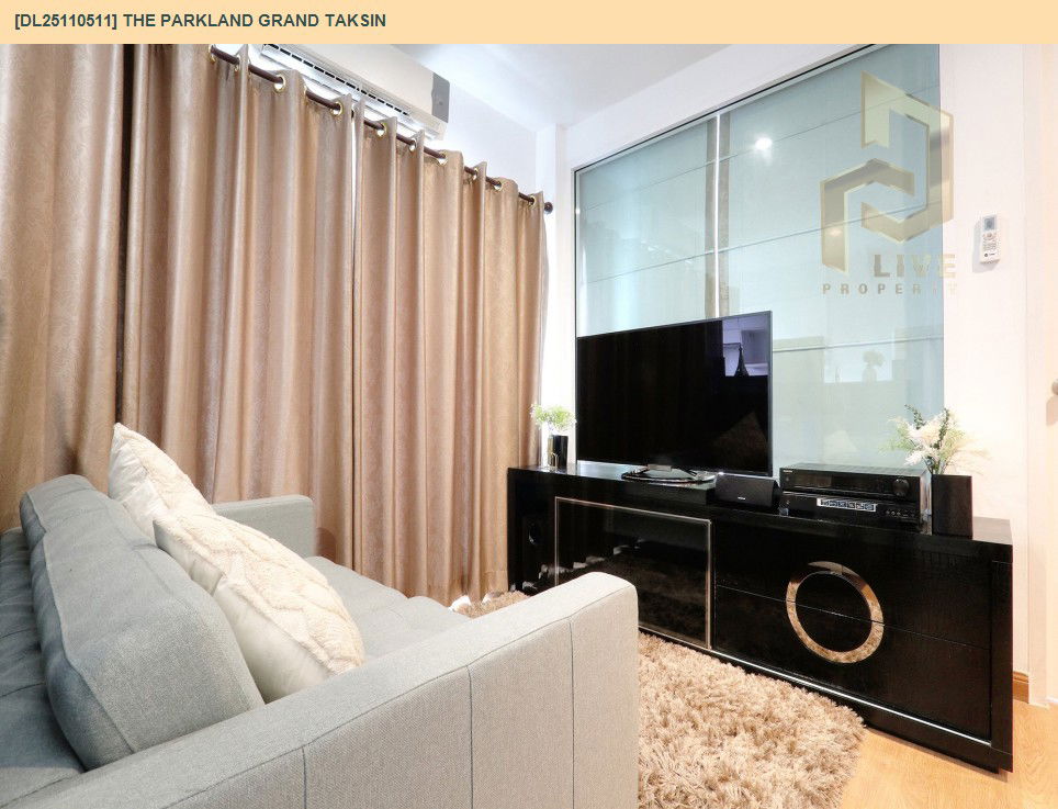 picture DL25110511 Condo for sale, The Parkland Grand Taksin near BTS Pho Nimit , ready to move in, call urgently 0638692663 LineID @655ebbvc - 4/6