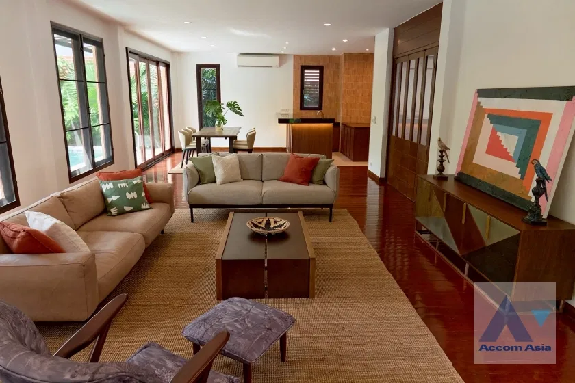 รูป 🔼🔽 AccomA 📩 Private Swimming Pool,Fully Furnished 4 BR House in Khlong Tan Nuea (96338) - รูปที่ 2/20