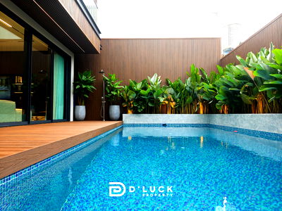 บ้านเดี่ยว ตลาดโรงโป๊ะ : ขายพูลวิลล่าหรูในพัทยา! ใกล้ถนนทัพพระยา - ตกแต่งหรูหราพร้อมวัสดุเกรดพรีเมี่ยมทั้งหลัง