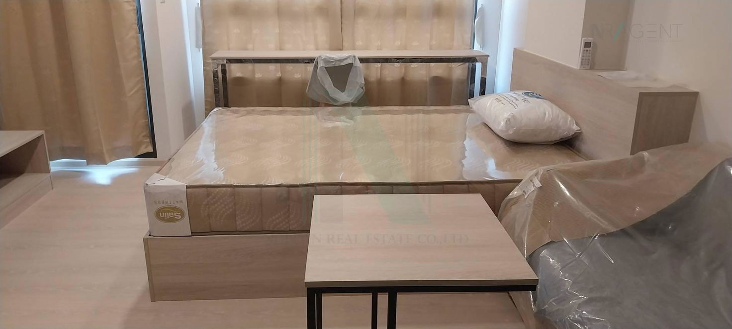 picture 🎊 For Rent Condo DCONDO CALM RAMKHAMHAENG 40 Building 1, Floor 6,Studio, Room size 25 sqm - 3/8