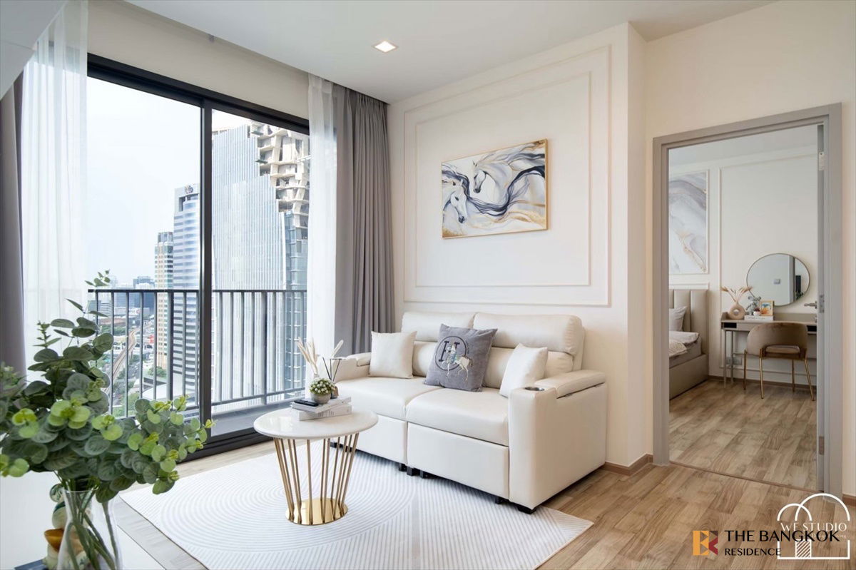 picture Rare! The Line Jatujak–Mochit 🌃 Large, beautifully decorated high-floor unit, fully furnished 🛏️ Near BTS Mo Chit - 2/13