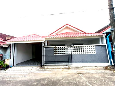 บ้านเดี่ยว ม.เทคโนโลยีมหานคร : บ้านเดี่ยวชั้นเดียว หนองจอก เลียบวารี ตกแต่งพร้อมเฟอร์ครบชุด หมู่บ้านอมรพันธ์ ถนนเลียบวารี นัดหมายเข้าชม 085-318-6868  โทร เลย