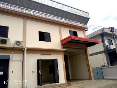Factory for rent Krathum Baen Samut Sakhon : AR007 Factory-warehouse for rent, usable area 400 square meters, near Bang Bon 5, Krarai, Krathum Baen, Samut Sakhon