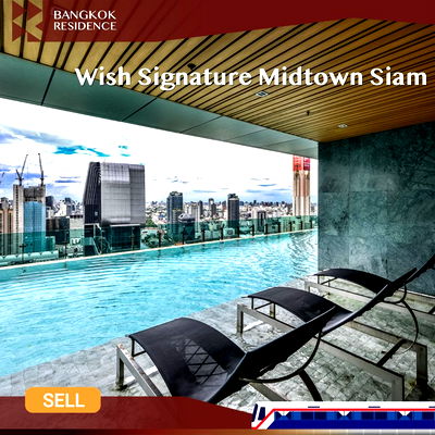 ขายคอนโด : 💥ดีลคุ้ม! 💥ห้องแต่งครบ Wish Signature Midtown Siam 🚆ใกล้ Bts ราชเทวี