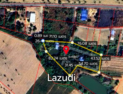 Land for sale Rubberland : Prime Land Plot 4 Rai+ Near Mabprachan Reservoir