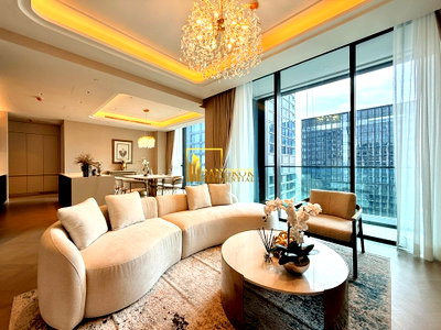 คอนโดให้เช่า : One 89 Wireless | Ultra-Luxury 2 Bedroom Condo For Rent - BR60118CD