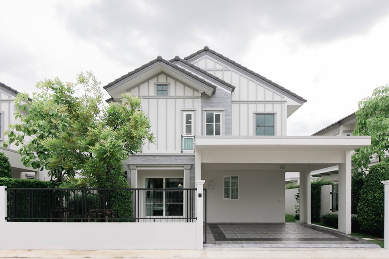 บ้านเดี่ยวให้เช่า : บ้านเดี่ยวให้เช่า Villaggio 3 ศรีนครินทร์–บางนา พร้อมเฟอร์นิเจอร์ครบ