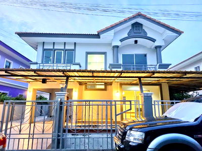 บ้านเดี่ยว ลำลูกกา ปทุมธานี : ขายบ้านเดี่ยว 2 ชั้น พฤกษาวิลเลจ 1 ลำลูกกา-คลอง 5 พร้อมผู้เช่า เหมาะลงทุน หรือ อยู่อาศัย