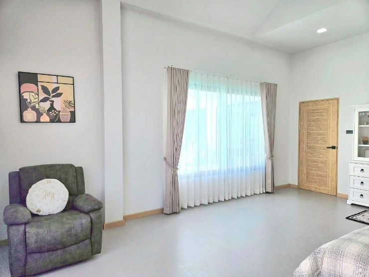 รูป ปล่อยเช่าพลูวิลล่าพร้อมเฟอร์ฯ พร้อมดาดฟ้าสำหรับปาร์ตี้ พลูวิลล่าขนาดใหญ่ ที่ดินกว้าง โซนหางดง ใกล้กาดฝรั่ง , โรงเรียนนานาชาติลานนา  - รูปที่ 18/30