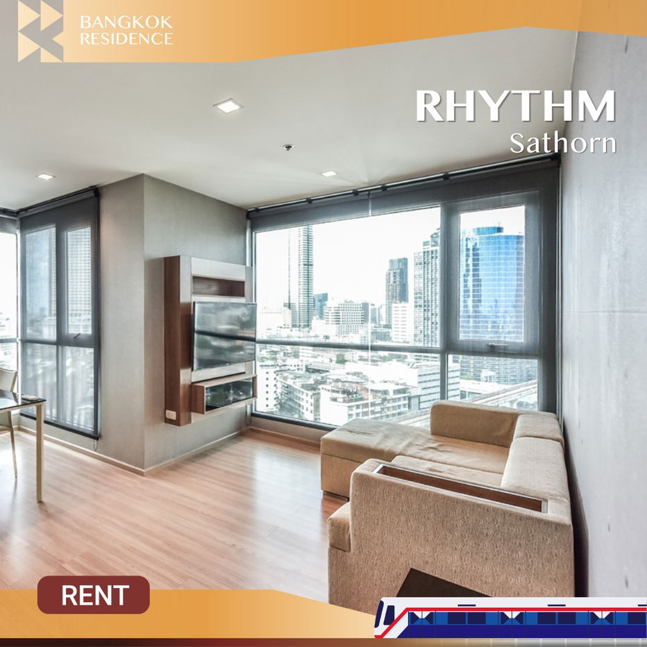 picture RHYTHM Sathorn 🌟 Spacious, Luxurious Unit 💫 Near BTS Saphan Taksin - 1/10
