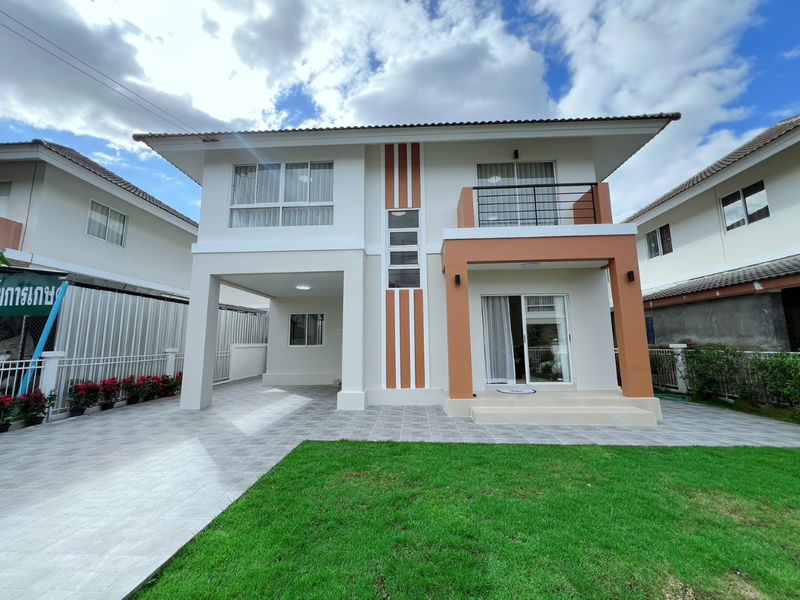 ขายบ้านเดี่ยว : ขายบ้านเดี่ยว 2 ชั้น กาญจน์กนกวิลล์ 8 – แม่โจ้ 3ห้องนอน 3ห้องน้ำ 56 ตร.ว. (ID:714HS)