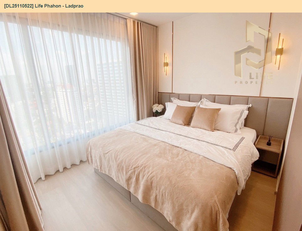 รูป DL25110522 ให้เช่าคอนโด ไลฟ์ พหล - ลาดพร้าว (Life Phahon - Ladprao) ใกล้ BTS ห้าแยกลาดพร้าว พร้อมเข้าอยู่ โทรด่วน 0653619502 LineID @534wlwof - รูปที่ 2/9