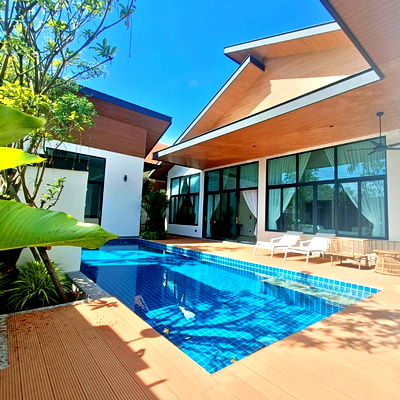 บ้านเดี่ยว ถนนวิเศษ ภูเก็ต  : ขายบ้านพลูวิลล่าชั้นเดียว ซ.พัฒนา ( ใสยวน ) บ้านสวยพร้อมอยู่ ใกล้หาดราไวย์ ภูเก็ต