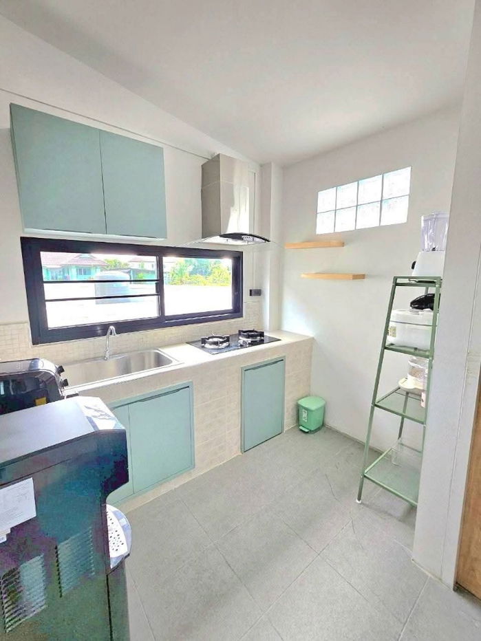 รูป ปล่อยเช่าพลูวิลล่าพร้อมเฟอร์ฯ พร้อมดาดฟ้าสำหรับปาร์ตี้ พลูวิลล่าขนาดใหญ่ ที่ดินกว้าง โซนหางดง ใกล้กาดฝรั่ง , โรงเรียนนานาชาติลานนา  - รูปที่ 14/30