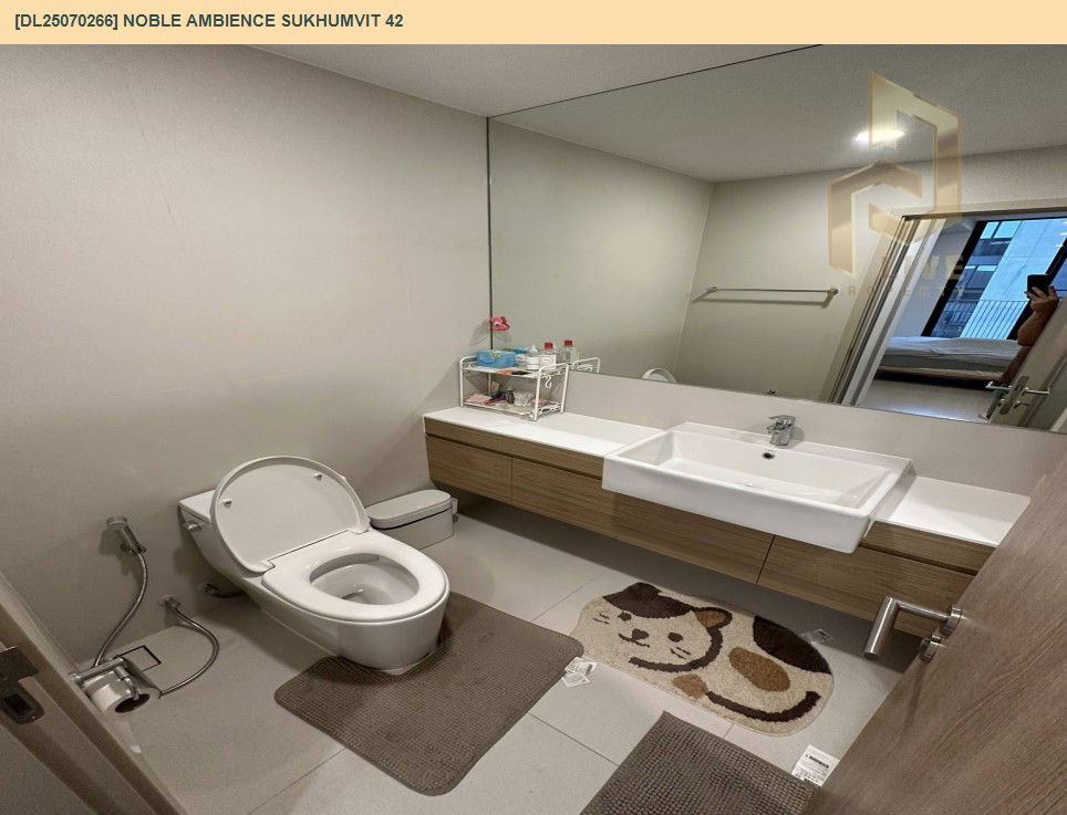 รูป DL25070266 ให้เช่าคอนโด โนเบิล แอมเบียนส์ สุขุมวิท 42 (Noble Ambience Sukhumvit 42) ใกล้ BTS เอกมัย พร้อมเข้าอยู่ โทรด่วน 0638692663 LineID @897iyzll - รูปที่ 8/9