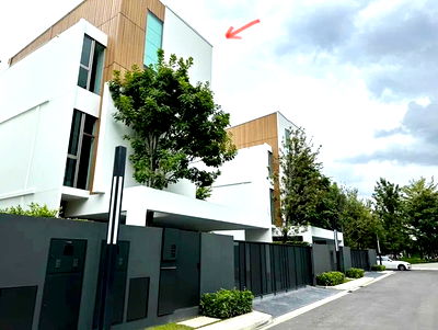 Houses for rent ม.นานาชาติแสตมฟอร์ด : Unico Golf Course 700 m. Fully furnished private with a golf course view. Krungthep Kreetha Rd Rama9