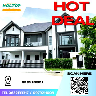 Houses for rent Bangna - Trat  : #Z3275💥 201168 🔥House for rent: THE CITY BANGNA 2