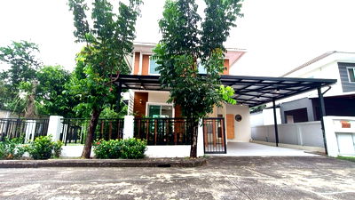 บ้านเดี่ยว เขตมีนบุรี : บ้านเดี่ยวหลังมุม  รามคำแหง ร่มเกล้า มีนบุรี หมู่บ้านเพอร์เฟค พาร์ค สุวรรณภูมิ  เฟส 2 บ้านเดี่ยวหลังมุม นัดหมายชมบ้าน 085-318-6868